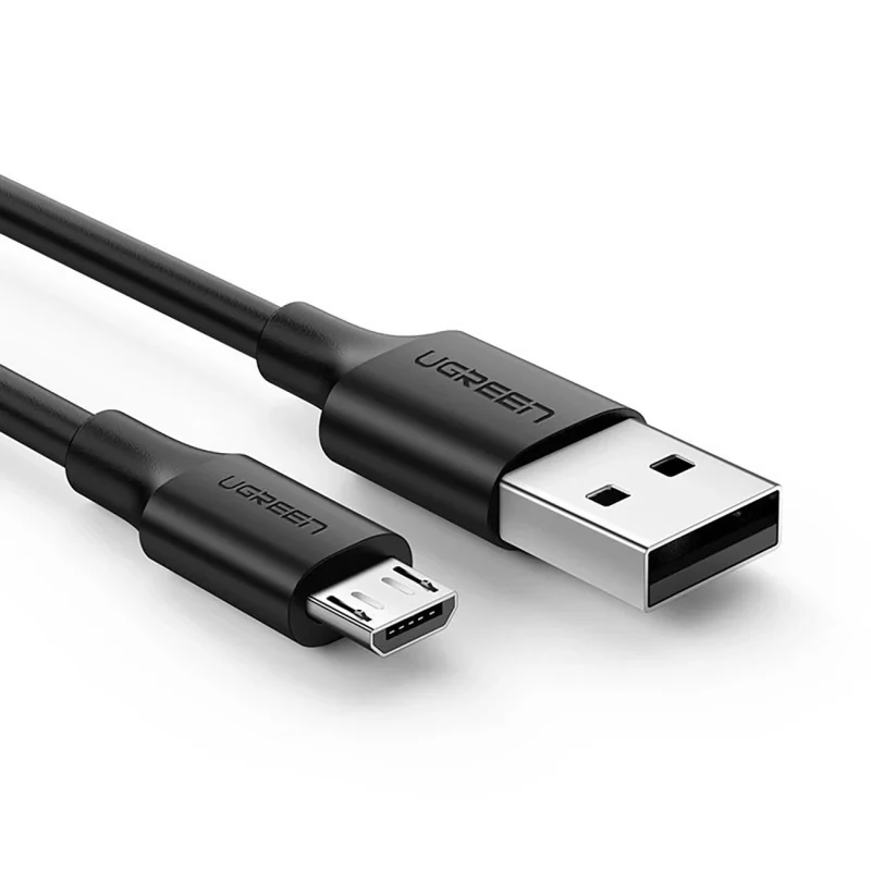 Kabel Ugreen US289 60134 micro USB / USB-A 0.25m - czarny - obrazek 2