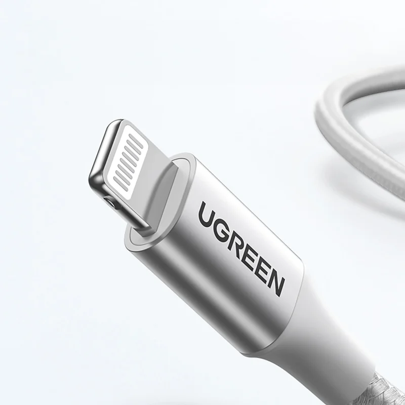 Kabel Ugreen US304 70523 USB-C / Lightning MFi 1m - srebrny - obrazek 6