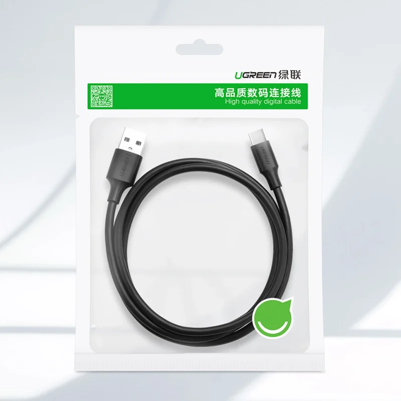 Kabel Ugreen US184 20884 USB-A 3.0 / USB-C 3A 2m - czarny - obrazek 16