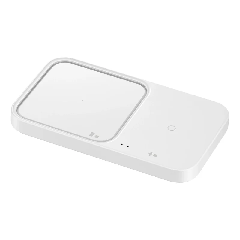 Ładowarka Samsung Wireless Charger Duo EP-P5400TWEGEU indukcyjna 15W - biała + ładowarka sieciowa + kabel - obrazek 2