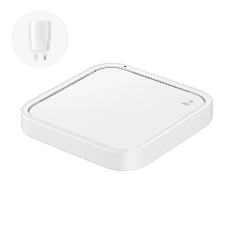 Ładowarka Samsung Wireless Charger Pad EP-P2400TWEGEU indukcyjna 15W + ładowarka sieciowa + kabel USB-C - biała