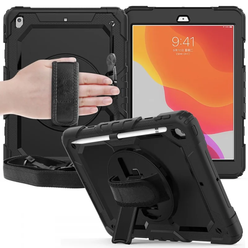 Etui Tech-Protect Solid360 na iPad 10.2" 7/8/9 2019-2021 - czarne - obrazek 5