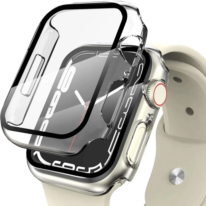 Etui Tech-Protect Defense360 na Apple Watch 7 / 8 / 9 (41 mm) - przezroczyste