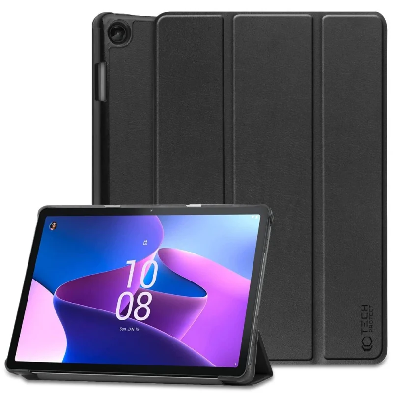 Etui Tech-Protect SmartCase na Lenovo Tab M10 Plus (3 gen.) 10.6" TB-125 / TB-128 - czarne