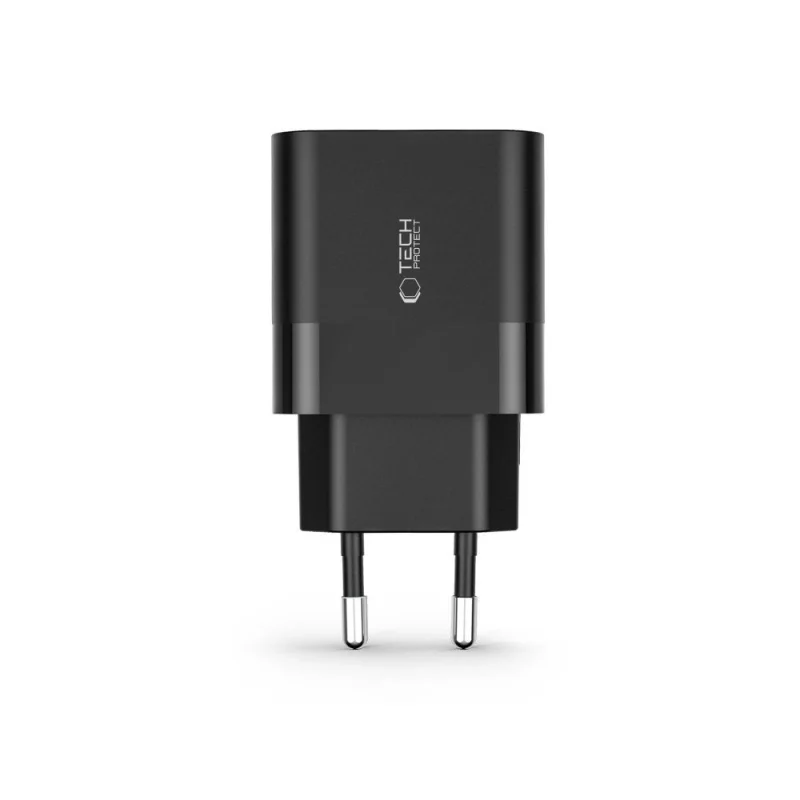 Ładowarka Tech-Protect C30W sieciowa USB-C PD 30W / USB-A QC 3.0 - czarna - obrazek 3