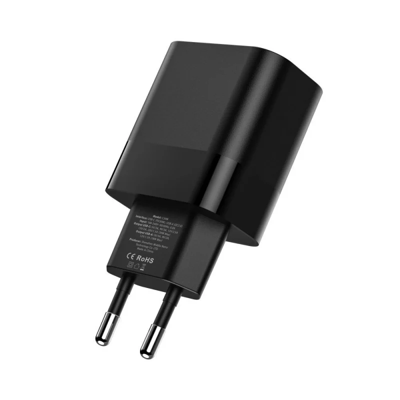 Ładowarka Tech-Protect C30W sieciowa USB-C PD 30W / USB-A QC 3.0 - czarna - obrazek 5