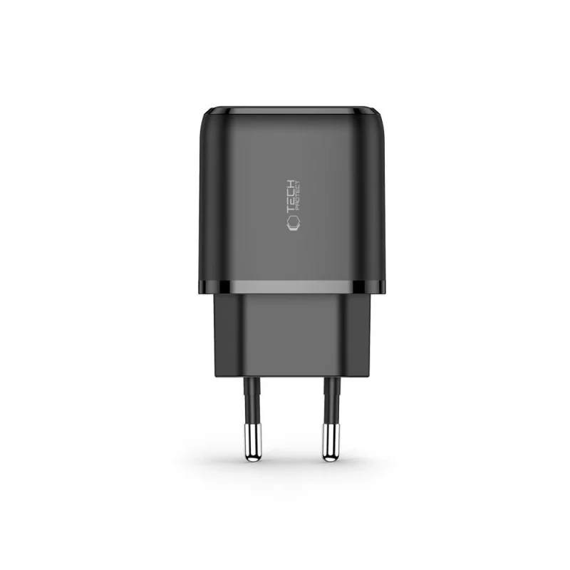 Ładowarka Tech-Protect C20W sieciowa USB-C PD 20W / USB-A QC 3.0 - czarna - obrazek 3