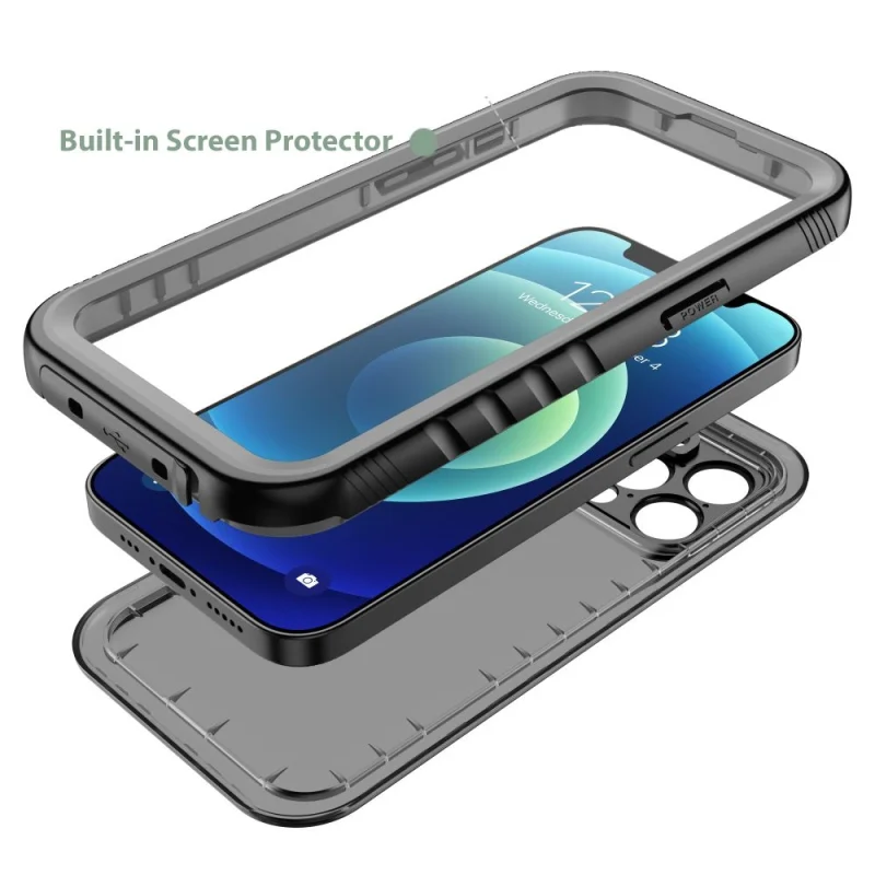 Etui Tech-Protect ShellBox wodoodporne IP68 na iPhone 7 / 8 / SE 2020 / 2022 - czarne - obrazek 5