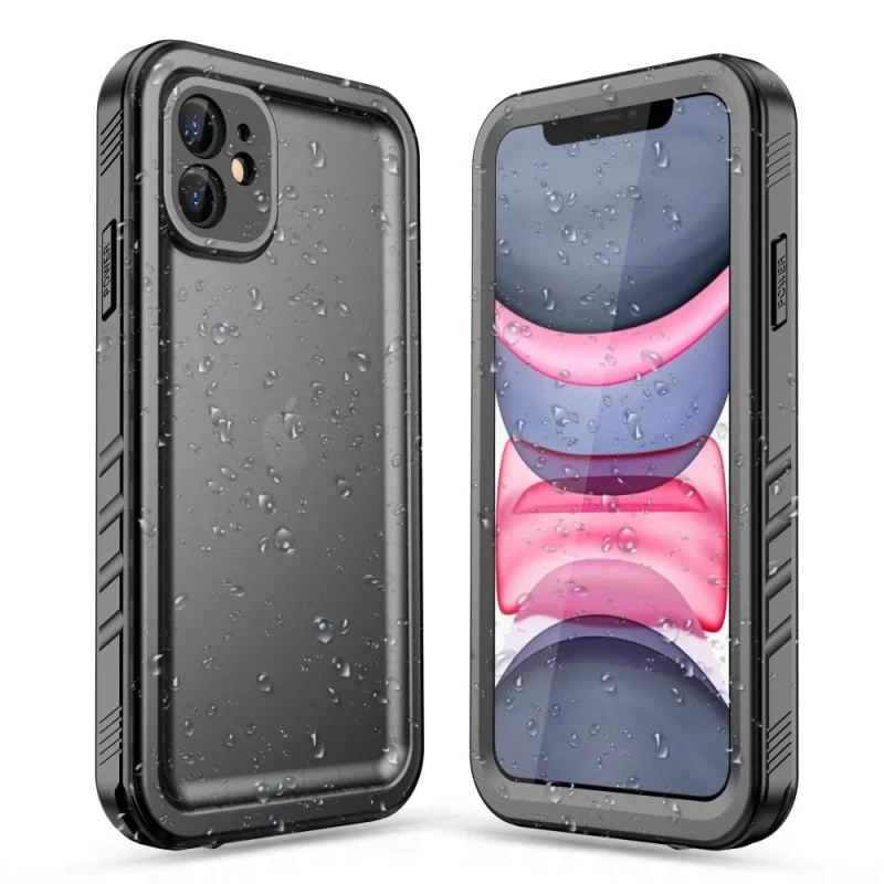 Etui Tech-Protect ShellBox wodoodporne IP68 na iPhone 11 - czarne - obrazek 2