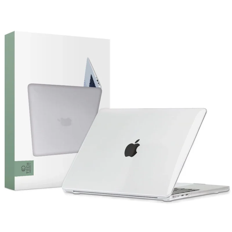 Etui Tech-Protect SmartShell na MacBook Air 13" M2 / M3 / 2022-2024 - przezroczyste