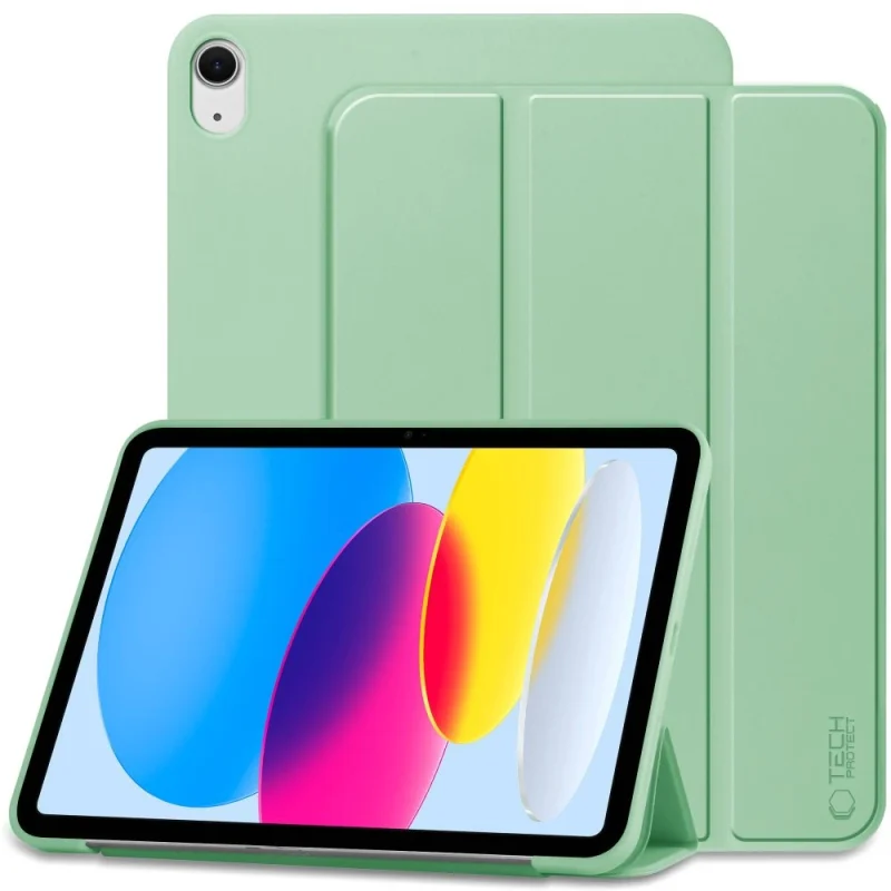 Etui Tech-Protect SmartCase na iPad 10.9" 2022 - jasnozielone