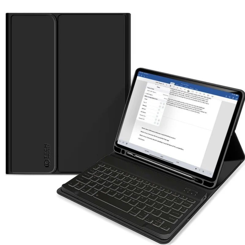 Etui Tech-Protect SC Pen + Keyboard z klawiaturą na iPad 10.9" 2022 - czarne