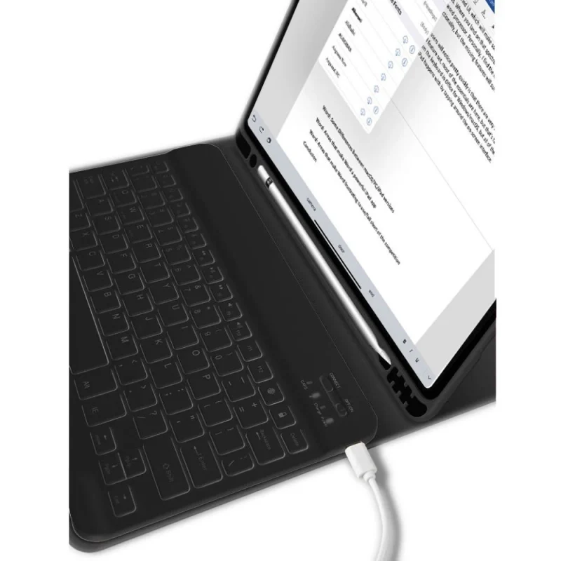 Etui Tech-Protect SC Pen + Keyboard z klawiaturą na iPad 10.9" 2022 - czarne - obrazek 5