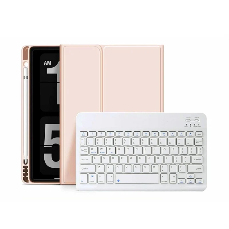 Etui Tech-Protect SC Pen + Keyboard z klawiaturą na iPad 10.9" 2022 - różowe - obrazek 3