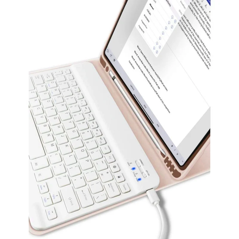 Etui Tech-Protect SC Pen + Keyboard z klawiaturą na iPad 10.9" 2022 - różowe - obrazek 5