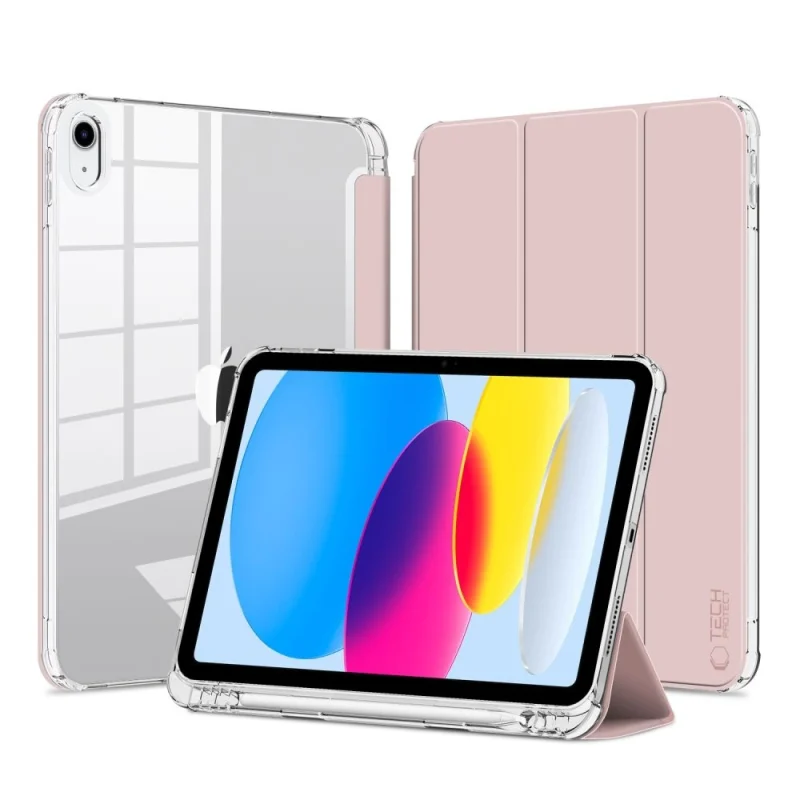 Etui Tech-Protect SC Pen Hybrid na iPad 10.9" 2022 - różowe