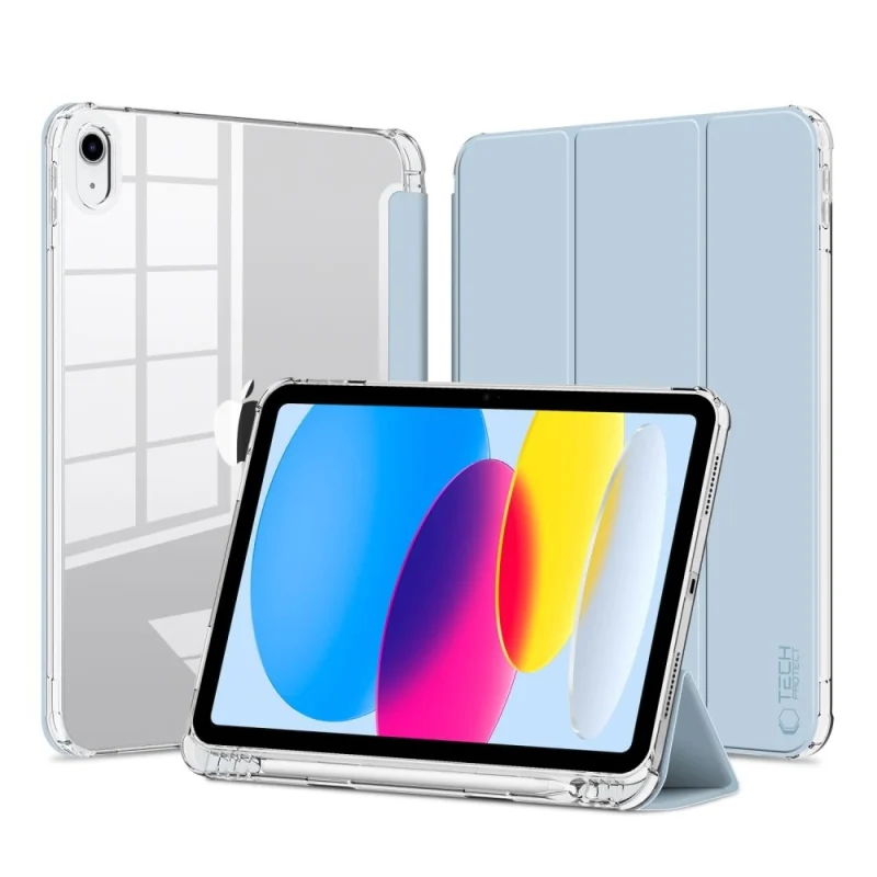 Etui Tech-Protect SC Pen Hybrid na iPad 10.9" 2022 - jasnoniebieskie