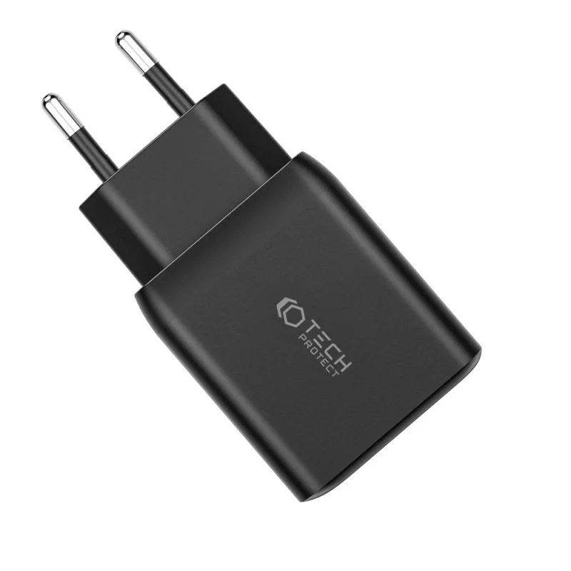 Ładowarka Tech-Protect C35W-2 sieciowa 2x USB-C PD 35W - czarna - obrazek 4