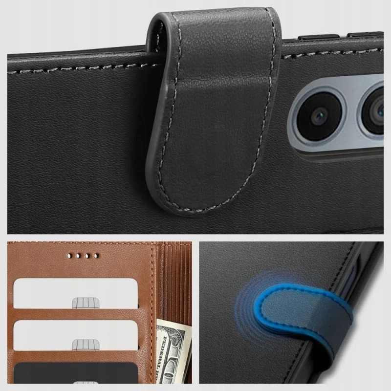 Etui Tech-Protect Wallet na Samsung Galaxy A34 5G - czarne - obrazek 4