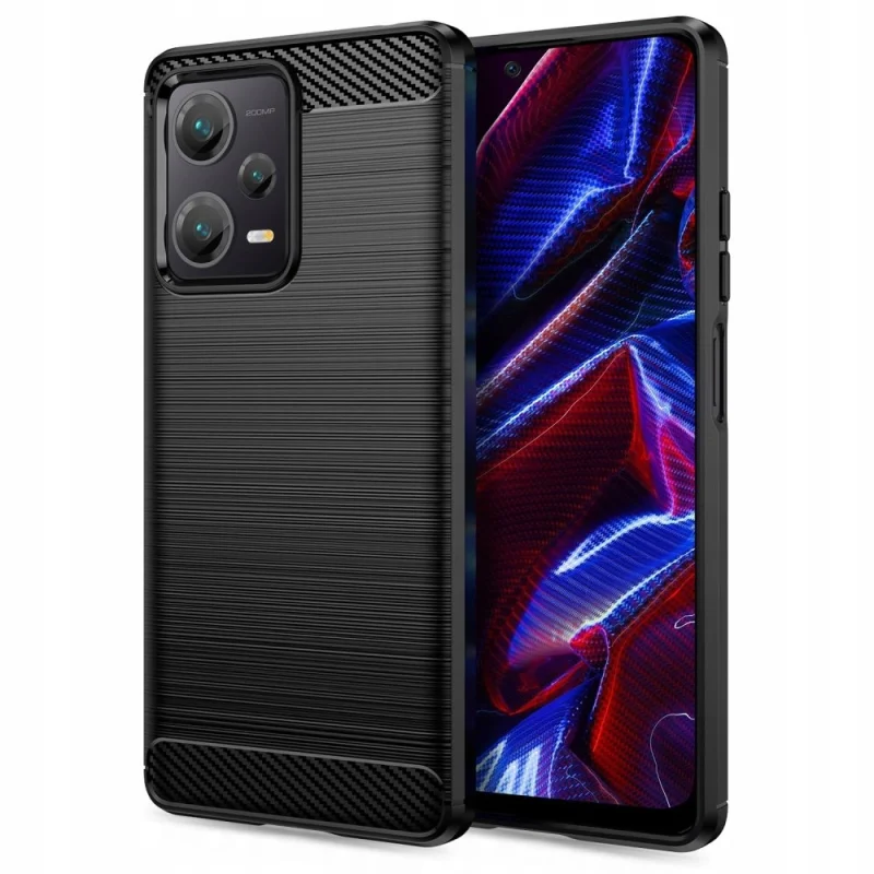 Etui Tech-Protect TPUCarbon na Xiaomi Redmi Note 12 5G / Poco X5 5G - czarne