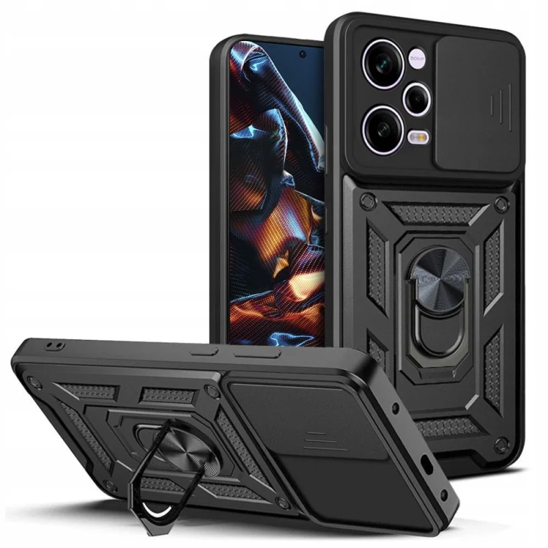 Etui Tech-Protect CamShield Pro na Xiaomi Redmi Note 12 Pro 5G / Poco X5 Pro 5G - czarne