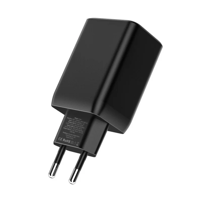 Ładowarka Tech-Protect C65W sieciowa 2x USB-C PD 65W / USB-A QC 3.0 - biała - obrazek 2