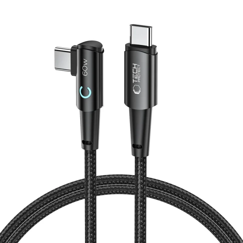 Kabel Tech-Protect UltraBoost L USB-C / USB-C 60W 6A 1m - szary