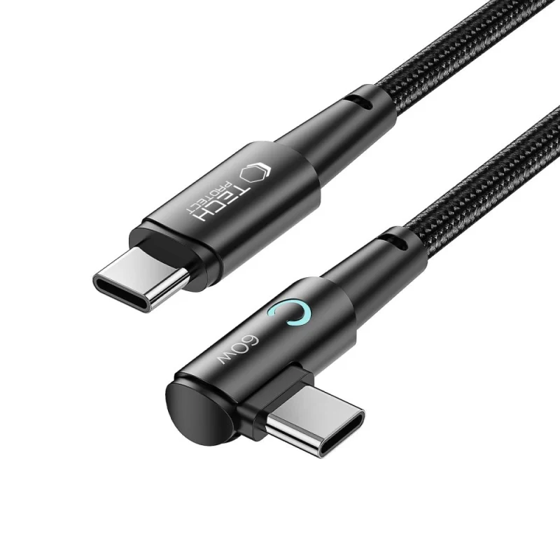 Kabel Tech-Protect UltraBoost L USB-C / USB-C 60W 6A 1m - szary - obrazek 3