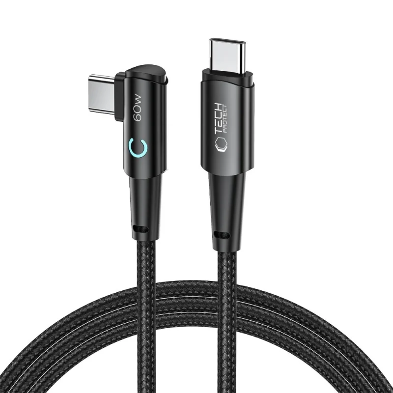 Kabel Tech-Protect UltraBoost L USB-C / USB-C 60W 6A 2m - szary