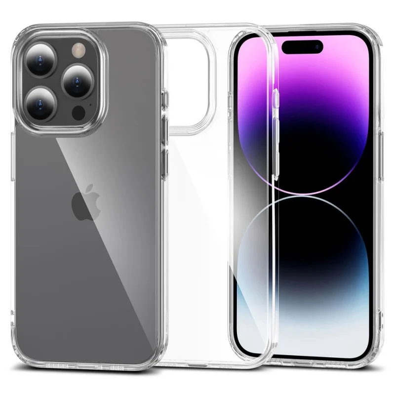 Etui Tech-Protect FlexAir Hybrid na iPhone 15 Pro - przezroczyste