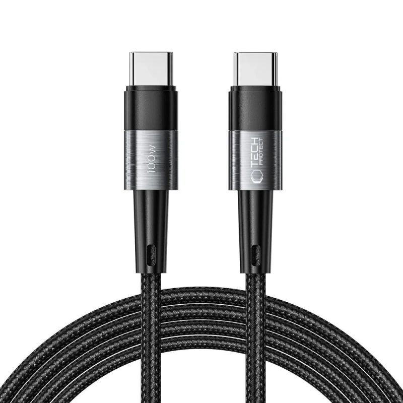 Kabel Tech-Protect UltraBoost USB-C / USB-C PD 100W 5A 2m - szary