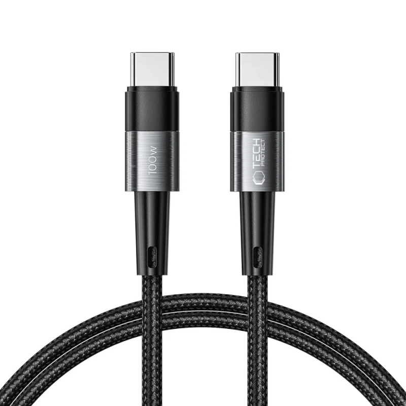 Kabel Tech-Protect UltraBoost USB-C / USB-C PD 100W 5A 1m - szary