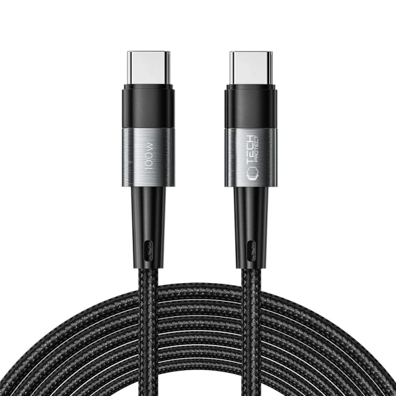 Kabel Tech-Protect UltraBoost USB-C / USB-C PD 100W 5A 3m - szary