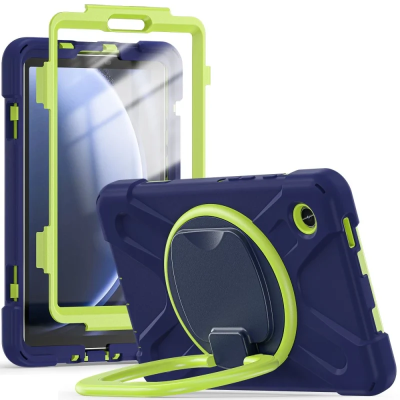 Etui Tech-Protect X-Armor na Samsung Galaxy Tab A9 8.7" X110 / X115 - granatowo-zielone