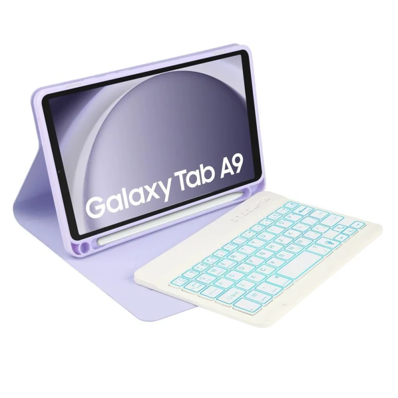 Etui Tech-Protect SC Pen + Keyboard z klawiaturą na Samsung Galaxy Tab A9 8.7" X110 / X115 - fioletowe - obrazek 5