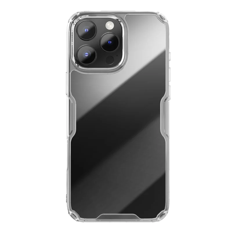 Etui Nillkin Nature Pro Case na iPhone 16 Pro Max - przezroczysto-białe