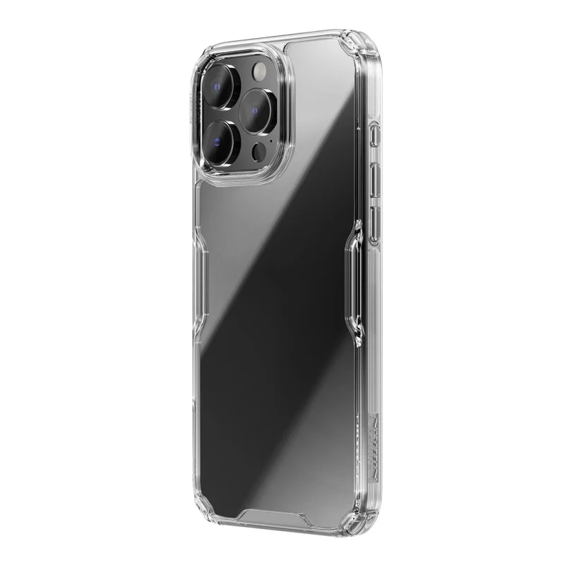 Etui Nillkin Nature Pro Case na iPhone 16 Pro Max - przezroczysto-białe - obrazek 2