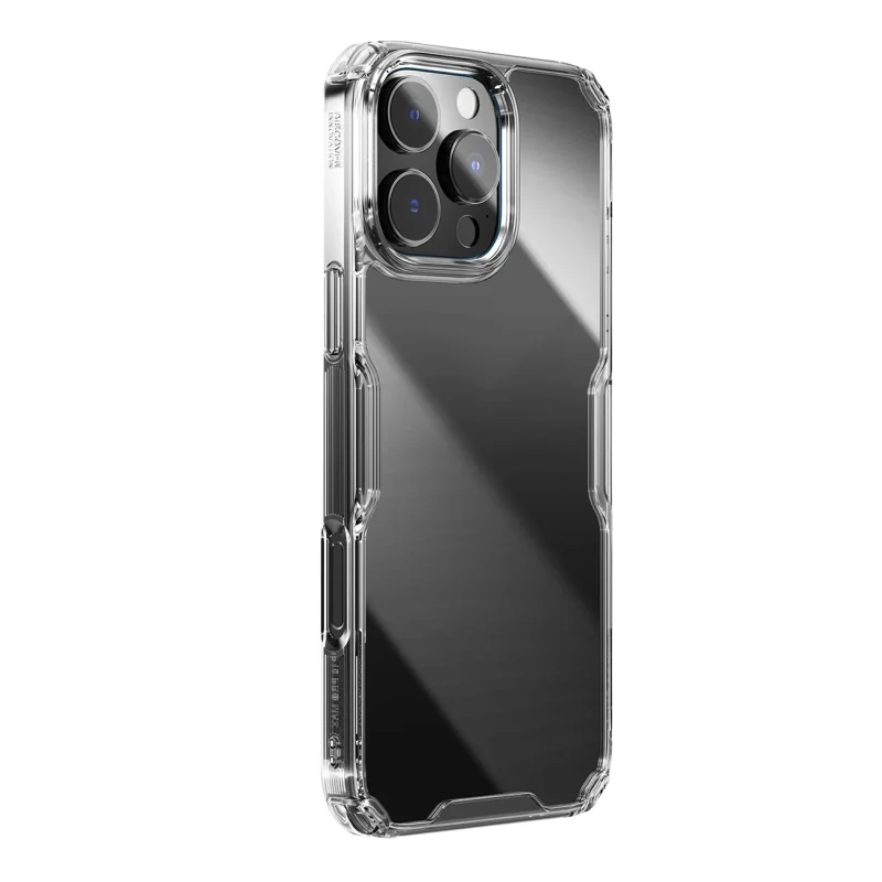 Etui Nillkin Nature Pro Case na iPhone 16 Pro Max - przezroczysto-białe - obrazek 3