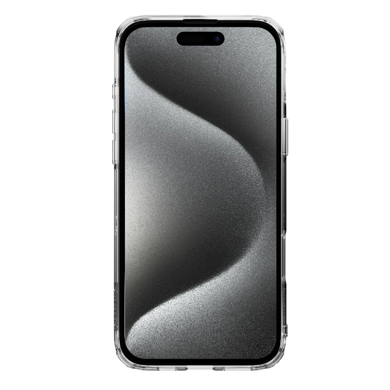 Etui Nillkin Nature Pro Case na iPhone 16 Pro Max - przezroczysto-białe - obrazek 4