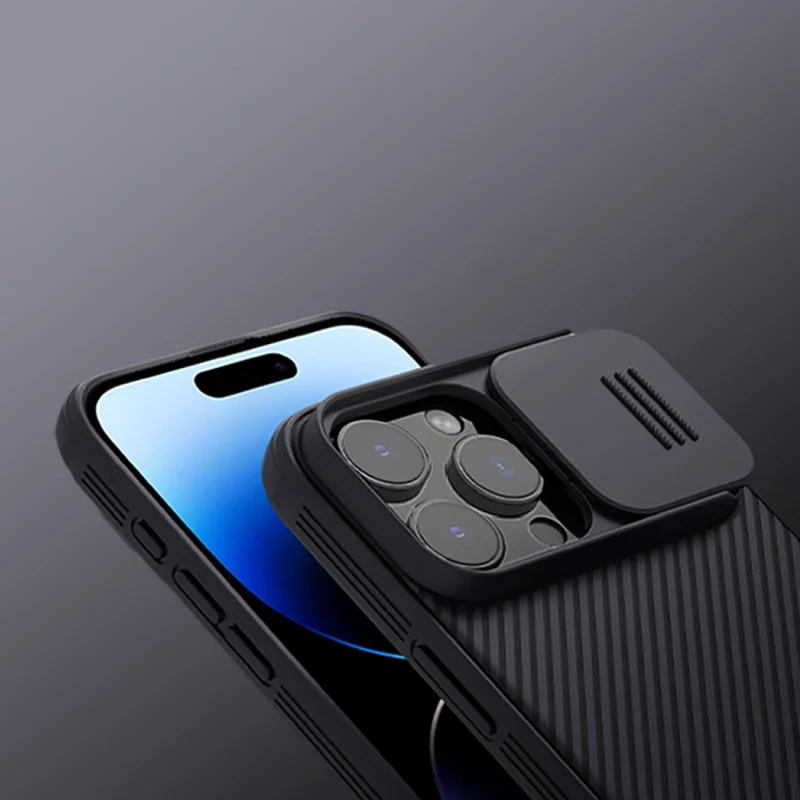 Etui Nillkin CamShield Pro Case na iPhone 16 Pro Max z osłoną na aparat - czarne - obrazek 12