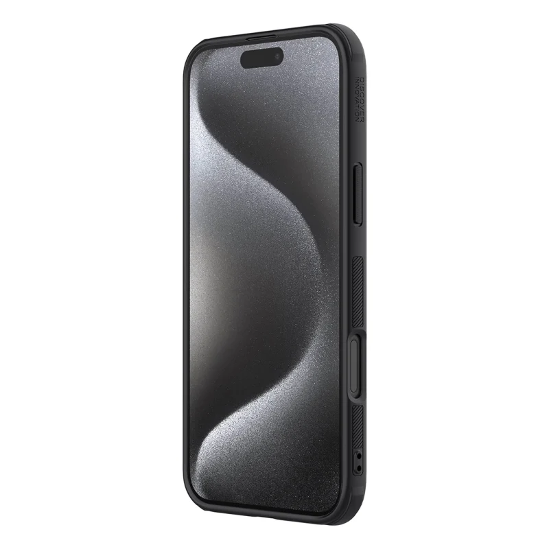 Etui Nillkin Super Frosted Shield Pro na iPhone 16 Pro - czarne - obrazek 5