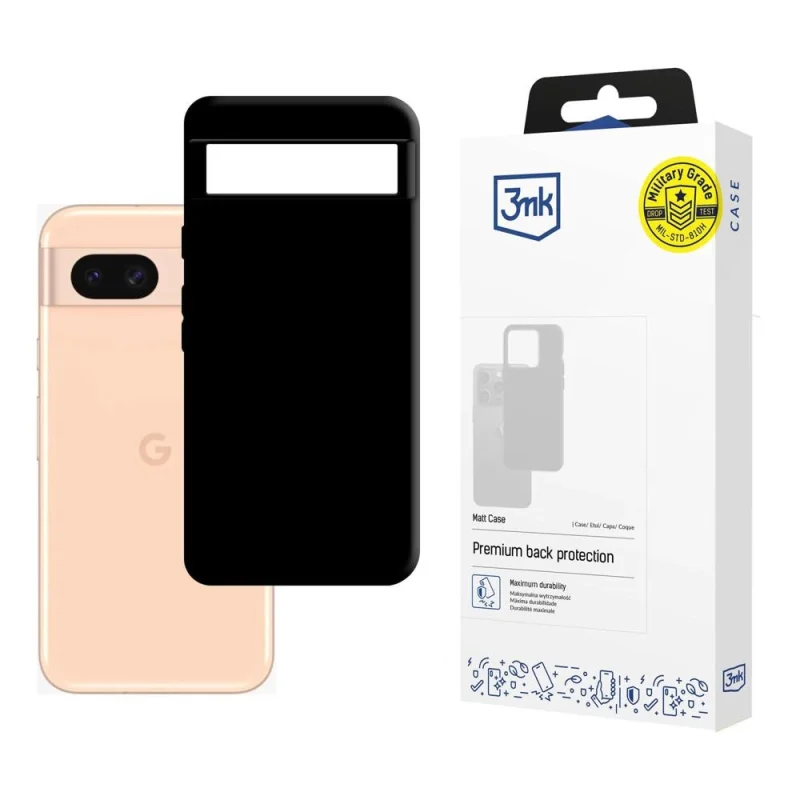 Etui 3mk Matt Case na Google Pixel 8A 5G - czarne