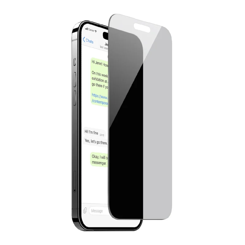 Szkło hartowane Puro Privacy Tempered Glass do iPhone 16 / iPhone 15