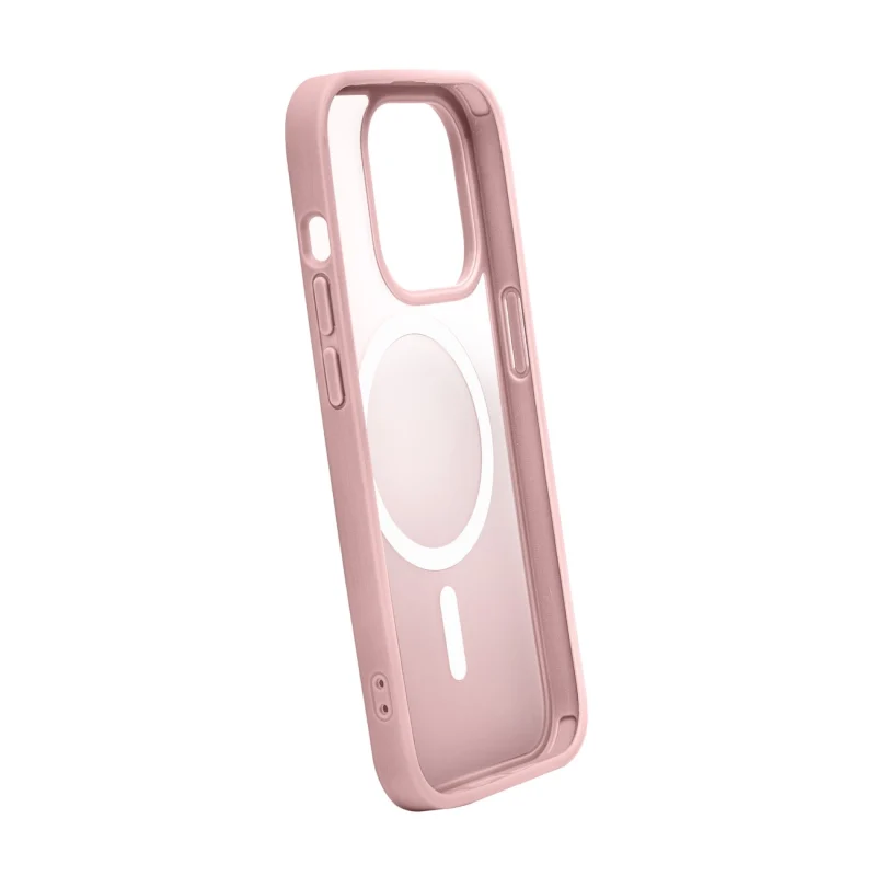 Etui silikonowe Puro Gradient MagSafe do iPhone 15 Plus - różowe - obrazek 3