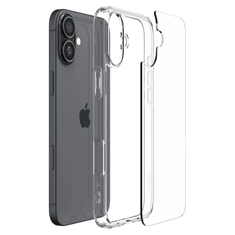 Etui Spigen Ultra Hybrid na iPhone 16 - przezroczyste - obrazek 7