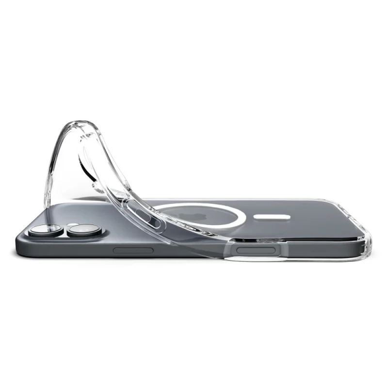 Etui Spigen Liquid Crystal Mag z MagSafe na iPhone 16 - przezroczyste - obrazek 8