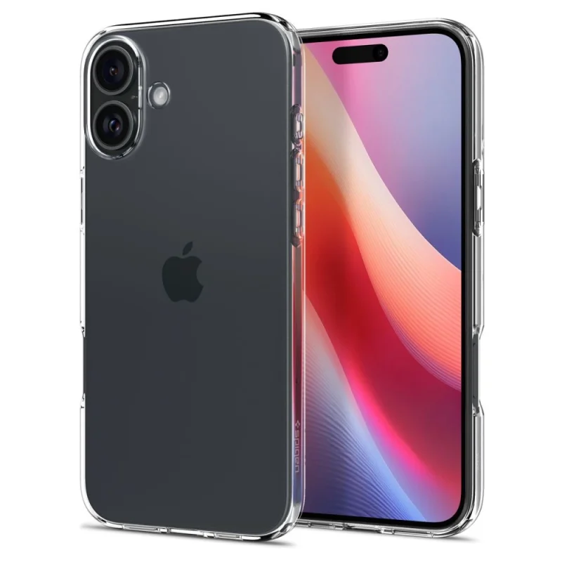 Etui Spigen Liquid Crystal na iPhone 16 - przezroczyste - obrazek 2