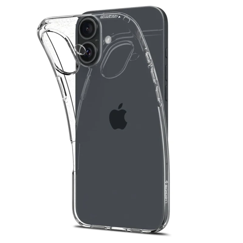 Etui Spigen Liquid Crystal na iPhone 16 - przezroczyste - obrazek 6