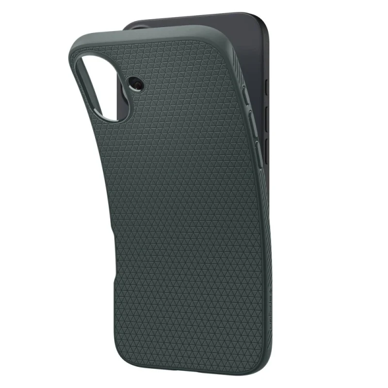 Etui Spigen Liquid Air na iPhone 16 - zielone - obrazek 6