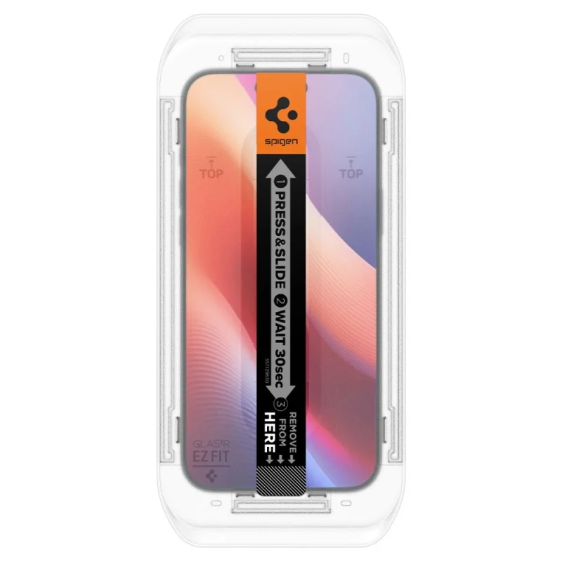 Szkło hartowane Spigen Glas.tR EZ Fit na iPhone 16 Pro - obrazek 5